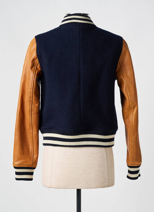 Veste casual col rond bleu SERGE PARIENTE femme
