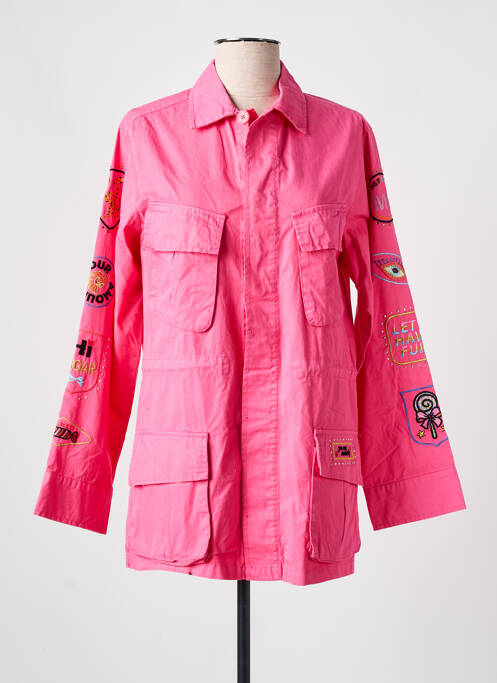 Veste casual rose ME369 pour femme