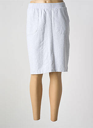 Jupe mi-longue taille haute gris PENN & INK N.Y femme