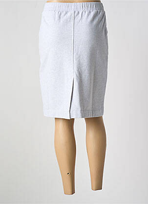 Jupe mi-longue taille haute gris PENN & INK N.Y femme