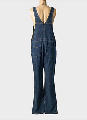 Salopette coupe droite fines bretelles bleu FIVE femme