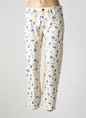 Jeans coupe droite beige MODETROTTER pour femme seconde vue