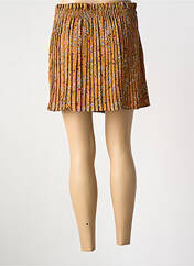 Jupe courte orange JUBYLEE pour femme seconde vue