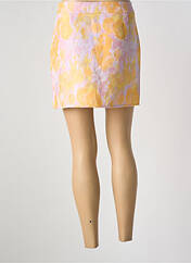 Jupe courte orange MODETROTTER pour femme seconde vue