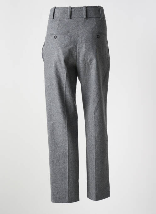 Pantalon droit taille à pinces taille basse gris ANTIK BATIK femme