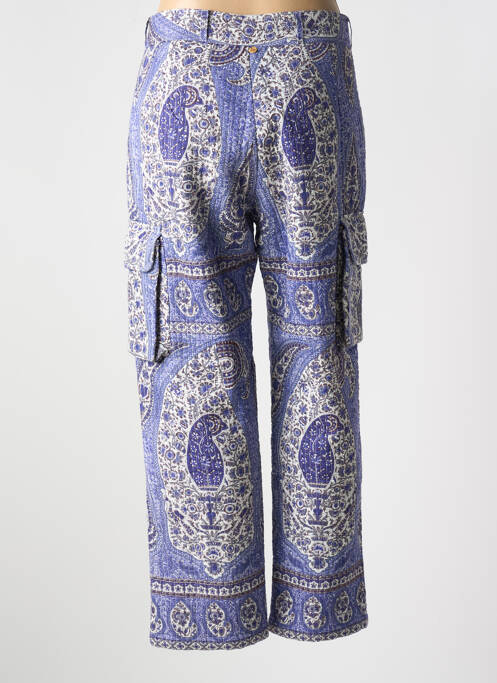 Pantalon cargo coupe droite taille normale violet ANTIK BATIK femme