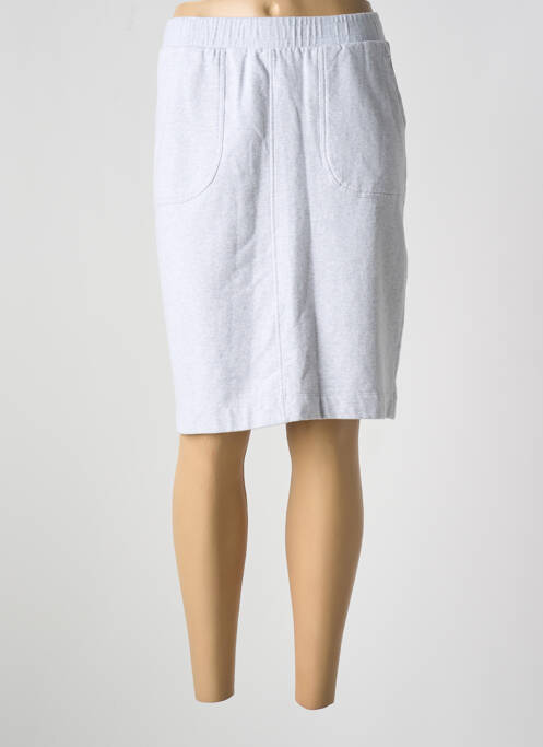Jupe mi-longue taille haute gris PENN & INK N.Y femme