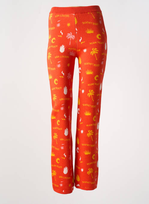 Legging orange MODETROTTER pour femme