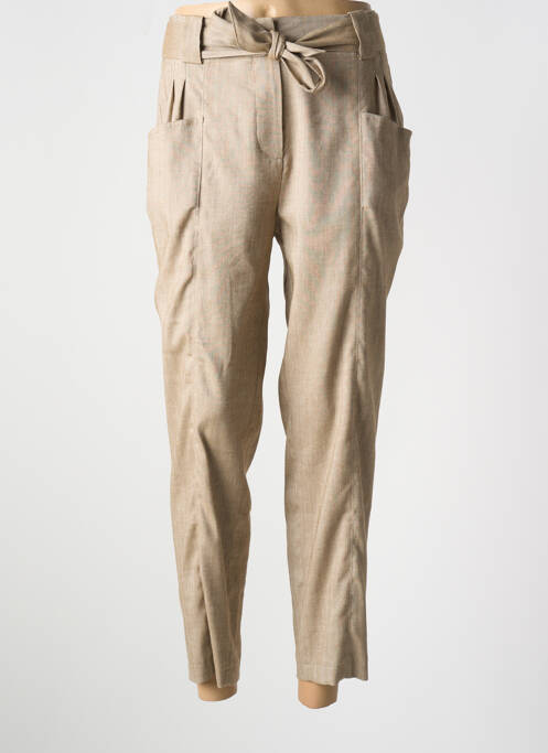Pantalon 7/8 beige HANA SAN pour femme