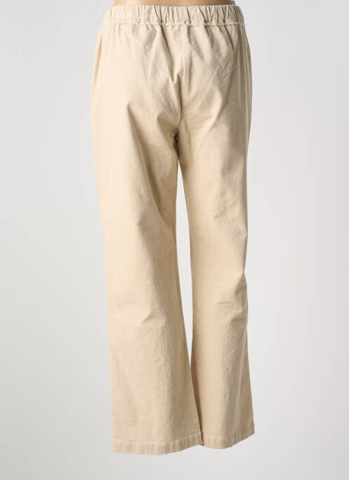 Pantalon droit beige ME369 pour femme
