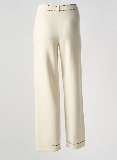 Pantalon droit beige NOTSHY pour femme