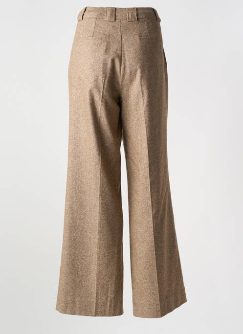 Pantalon large marron HANA SAN pour femme