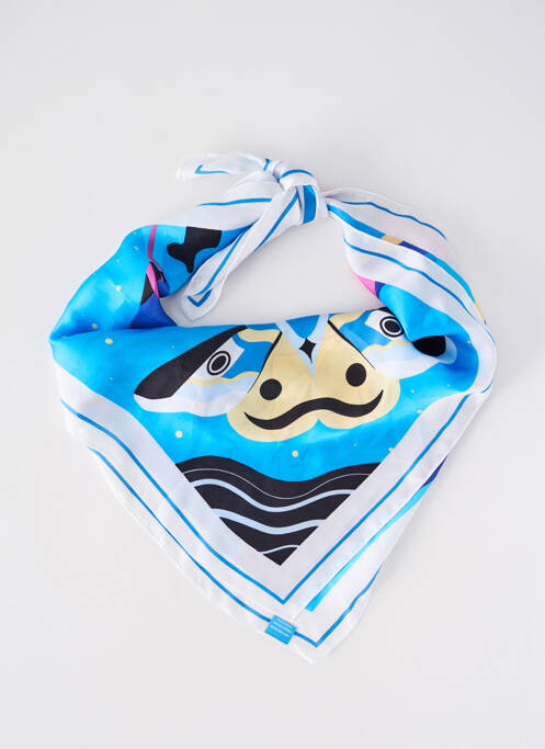 Foulard bleu SANS MARQUE pour femme