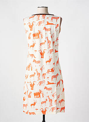 Chemise de nuit sans manche orange ROSE POMME femme