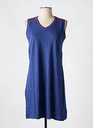 Chemise de nuit sans manche bleu ROSE POMME femme