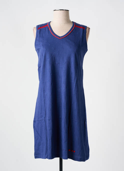 Chemise de nuit bleu ROSE POMME pour femme