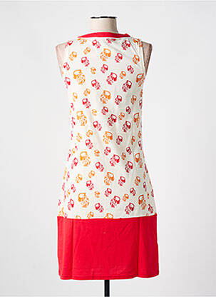 Chemise de nuit imprimé fantaisie rouge ROSE POMME femme