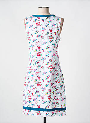 Chemise de nuit imprimé fantaisie bleu ROSE POMME femme