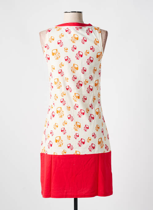 Chemise de nuit imprimé fantaisie rouge ROSE POMME femme