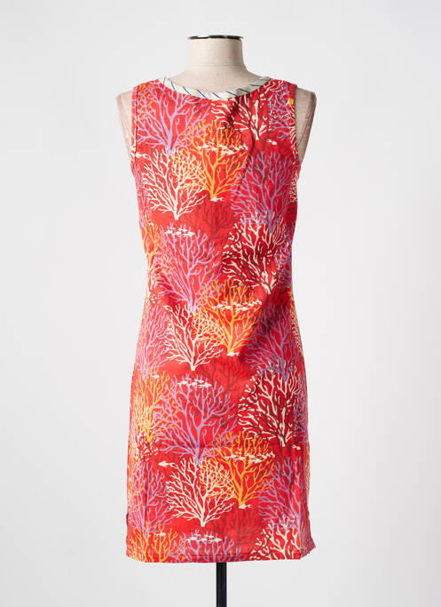 Chemise de nuit imprimé fantaisie rouge ROSE POMME femme