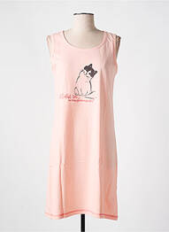 Chemise de nuit sans manche rose ROSE POMME femme