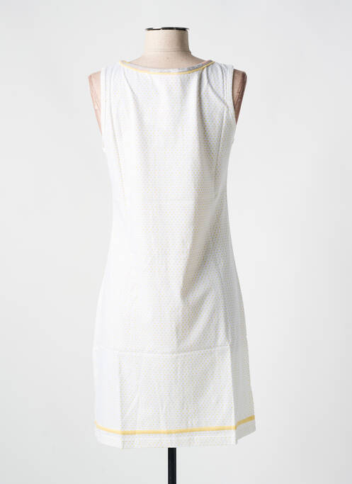 Chemise de nuit imprimé fantaisie jaune ROSE POMME femme