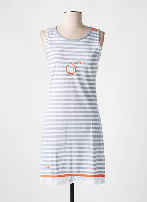 Chemise de nuit gris ROSE POMME pour femme