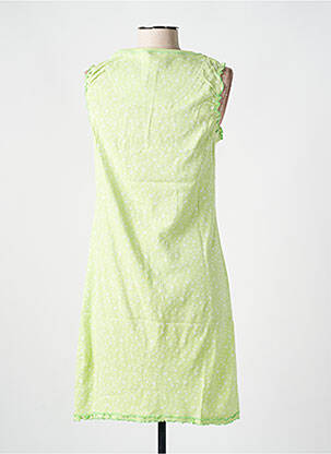 Chemise de nuit imprimé fantaisie vert ROSE POMME femme