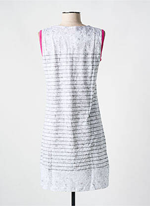 Chemise de nuit imprimé rayures gris ROSE POMME femme