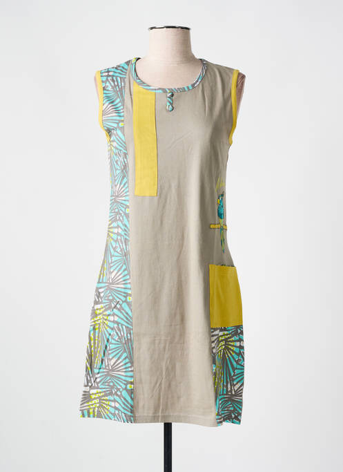 Chemise de nuit jaune ROSE POMME pour femme