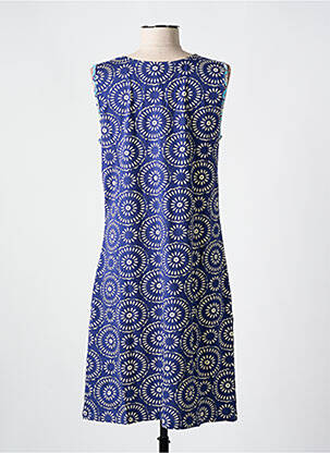 Chemise de nuit imprimé fantaisie bleu ROSE POMME femme