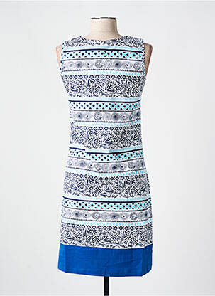 Chemise de nuit imprimé fantaisie bleu ROSE POMME femme