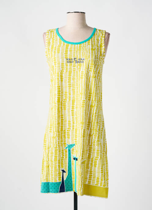 Chemise de nuit vert ROSE POMME pour femme