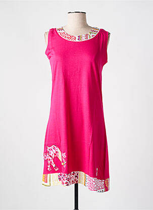 Chemise de nuit sans manche rose ROSE POMME femme