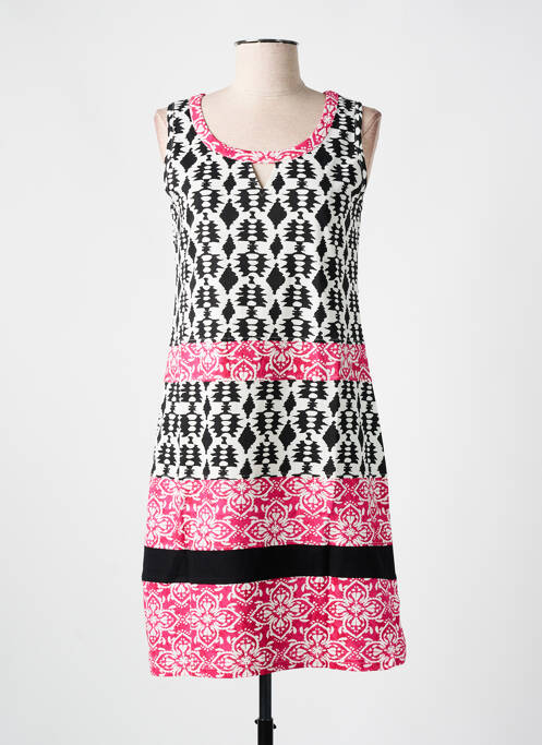 Chemise de nuit imprimé fantaisie noir ROSE POMME femme