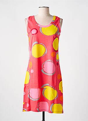Chemise de nuit imprimé fantaisie rouge ROSE POMME femme