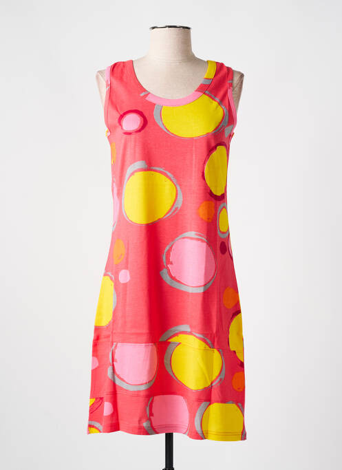 Chemise de nuit imprimé fantaisie rouge ROSE POMME femme