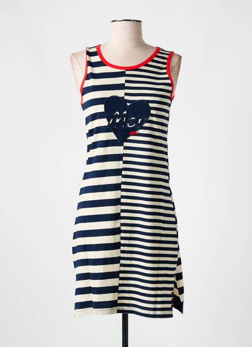 Chemise de nuit bleu ROSE POMME pour femme