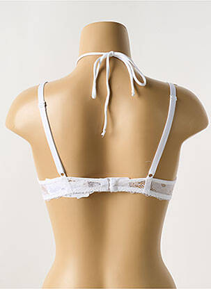 Soutien-gorge légère et transparente haut soutien-gorge emboitant blanc ANTIGEL femme