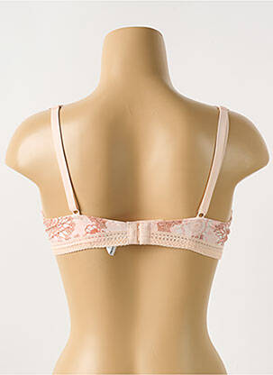 Soutien-gorge effet matière satinée haut soutien-gorge moulé rose ANTIGEL femme