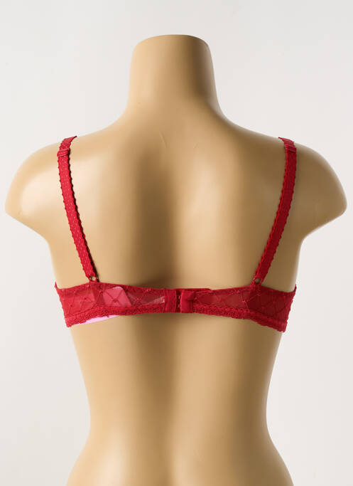 Soutien-gorge légère et transparente haut soutien-gorge moulé rouge ANTIGEL femme
