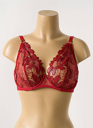 Soutien-gorge haut soutien-gorge emboitant haut soutien-gorge emboitant rouge LISE CHARMEL femme