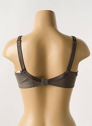Soutien-gorge broderie haut soutien-gorge emboitant vert LOUISA BRACQ femme