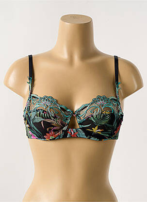 Soutien-gorge broderie haut soutien-gorge emboitant noir LISE CHARMEL femme