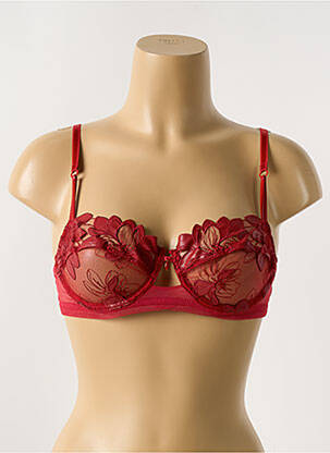 Soutien-gorge haut soutien-gorge balconnet haut soutien-gorge balconnet rouge LISE CHARMEL femme