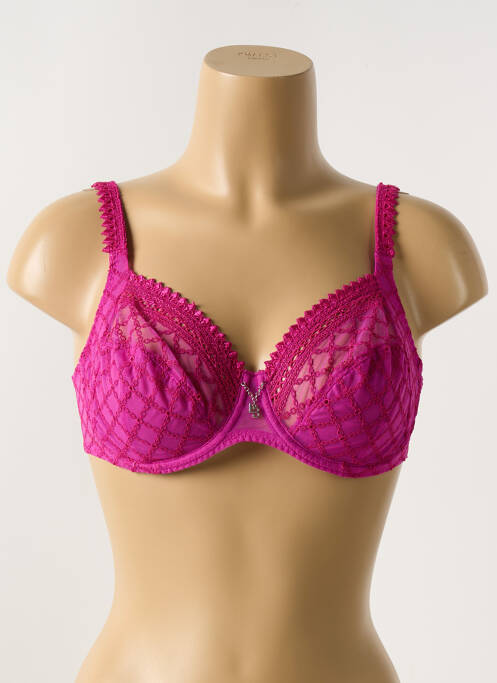 Soutien-gorge rose LOUISA BRACQ pour femme