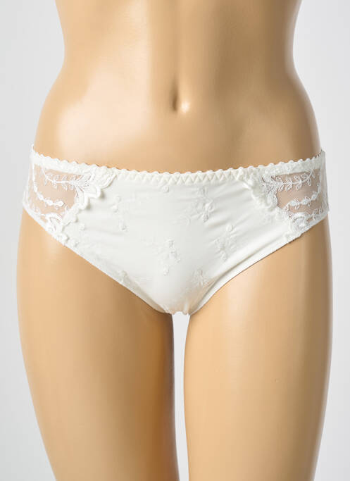 Culotte broderie blanc LOUISA BRACQ femme