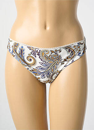 Tanga micro fibres beige ANTIGEL femme
