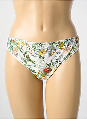 Tanga broderie beige ANTIGEL femme