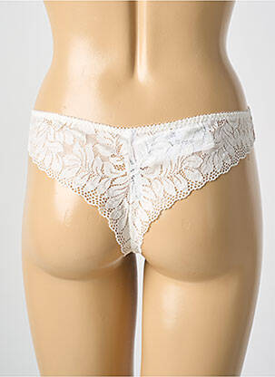 Tanga broderie beige ANTIGEL femme